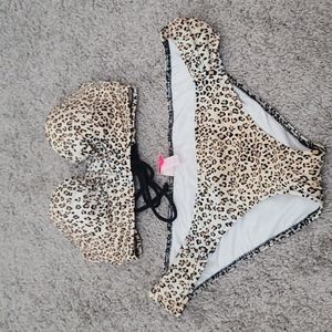 Victoria's Secret Leopard Print Bikini Set